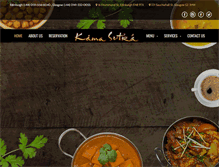 Tablet Screenshot of kamasutrarestaurants.com